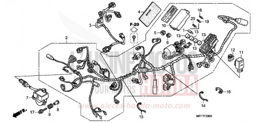 WIRE HARNESS XL700VAA de 2010
